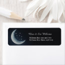 Search for night stars return address labels Elegant