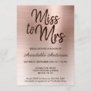 Search for metallic bridal shower invitations Pink