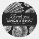 Search for seashell thank you stickers Bridal shower