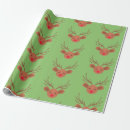 Search for rudolph the red nosed reindeer wrapping paper Antlers