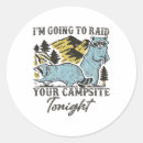 Search for campsite stickers S'mores time