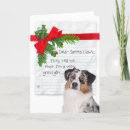 Search for australian shepherd christmas cards Animal