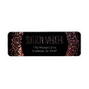 Search for teen birthday return address labels Glitter