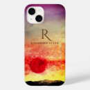 Search for mountain sunset cases Watercolor