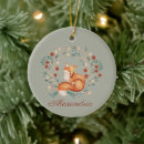 Recherche de woodland animal ornaments Renard
