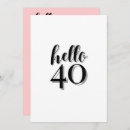 Search for cool 40th birthday invitations Chic
