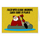 Search for global warming christmas cards Santa