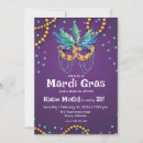 Search for masquerade 21st birthday invitations Purple