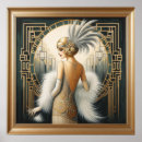 Search for 1920s art deco lady posters Flapper