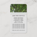 Search for outdoor services business cards Nature