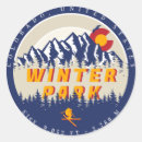 Search for vintage winter stickers Pine trees