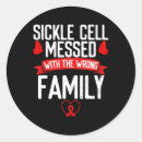 Search for burgundy ribbon stickers Sickle cell