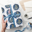 Recherche de ancre bleu marine papier cadeau Bateau
