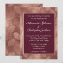Search for rose gold leaf invitations Foil