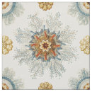Search for mandala pattern fabric Blue