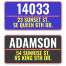 Search for house number signs Address