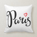 Search for paris typography pillows Europe