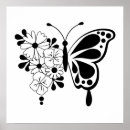 Search for black and white butterfly posters Cute