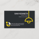 Recherche de lamp cartes visite Électricien