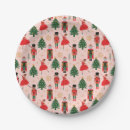 Search for pink christmas paper plates Nutcracker