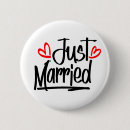 Search for just married buttons Honeymoon