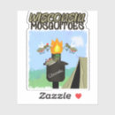 Recherche de moustiques autocollants Camping
