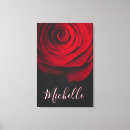 Search for red rose canvas prints Vintage