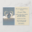 Search for swan bridal shower invitations Floral