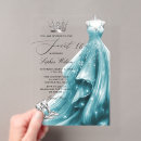 Search for acrylic sweet 16 invitations Princess