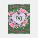 Search for 90th birthday blankets For her
