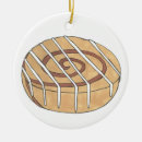 Search for cinnamon roll ornaments Breakfast