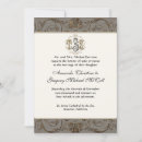 Recherche de motif antique invitations Bride