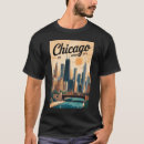 Recherche de chicago skyline tshirts Gratte ciel