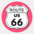 Search for vintage route 66 stickers Americana