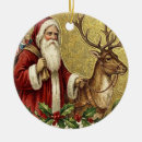 Search for victorian santa claus ornaments Reindeer