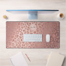 Search for leopard mousepads Rose gold