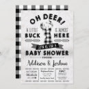 Recherche de buck baby shower invitations Bois