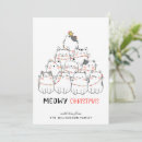 Search for cute cat christmas cards Cartoon