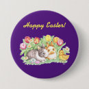Recherche de pâques vintage badges Lapin