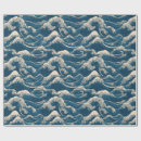 Recherche de wave papier cadeau Vintage