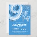 Search for nine year girl birthday invitations 9 year old