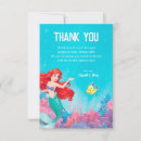 Search for little mermaid thank you cards Disney baby shower