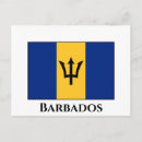 Recherche de drapeau des barbade cartes postales Drapeaux du monde