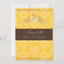 Search for tiara sweet 16 invitations Black