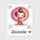 Search for japanese kokeshi doll stickers For her
