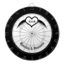 Recherche de coeurs jeux de fléchettes Newly weds