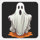 Search for scary ghost stickers Orange