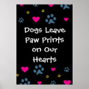 Recherche de pawprints posters Canine