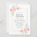 Search for pink and gold bridal shower invitations Bride to be