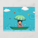 Recherche de canot cartes postales Bleu